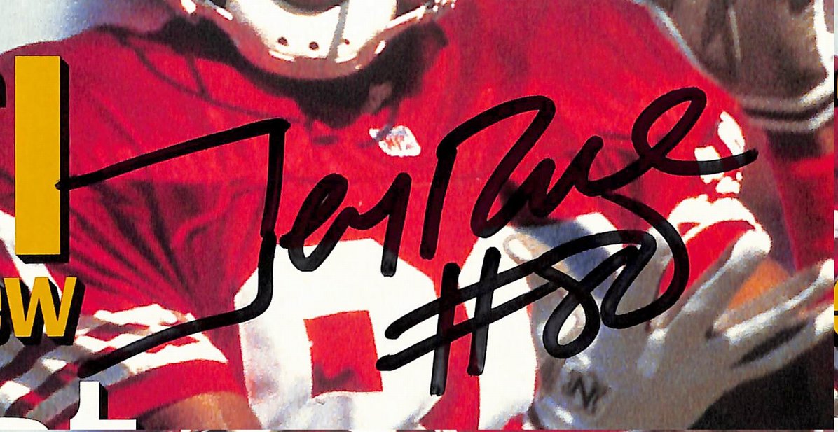 Jerry Rice HOF Signed/Autographed 1992 Sports Illustrated 49ers JSA 212951