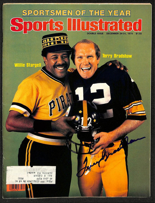 Terry Bradshaw HOF Signed 1979 Sports Illustrated Steelers JSA 212953