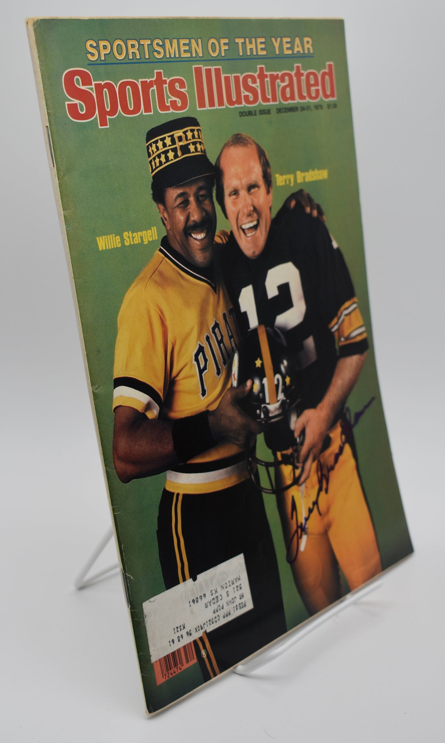 Terry Bradshaw HOF Signed 1979 Sports Illustrated Steelers JSA 212953
