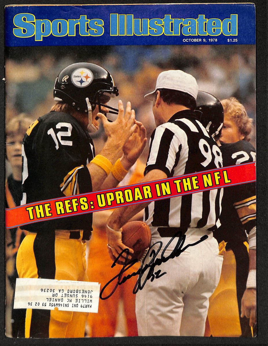 Terry Bradshaw HOF Signed 1978 Sports Illustrated Steelers JSA 212954