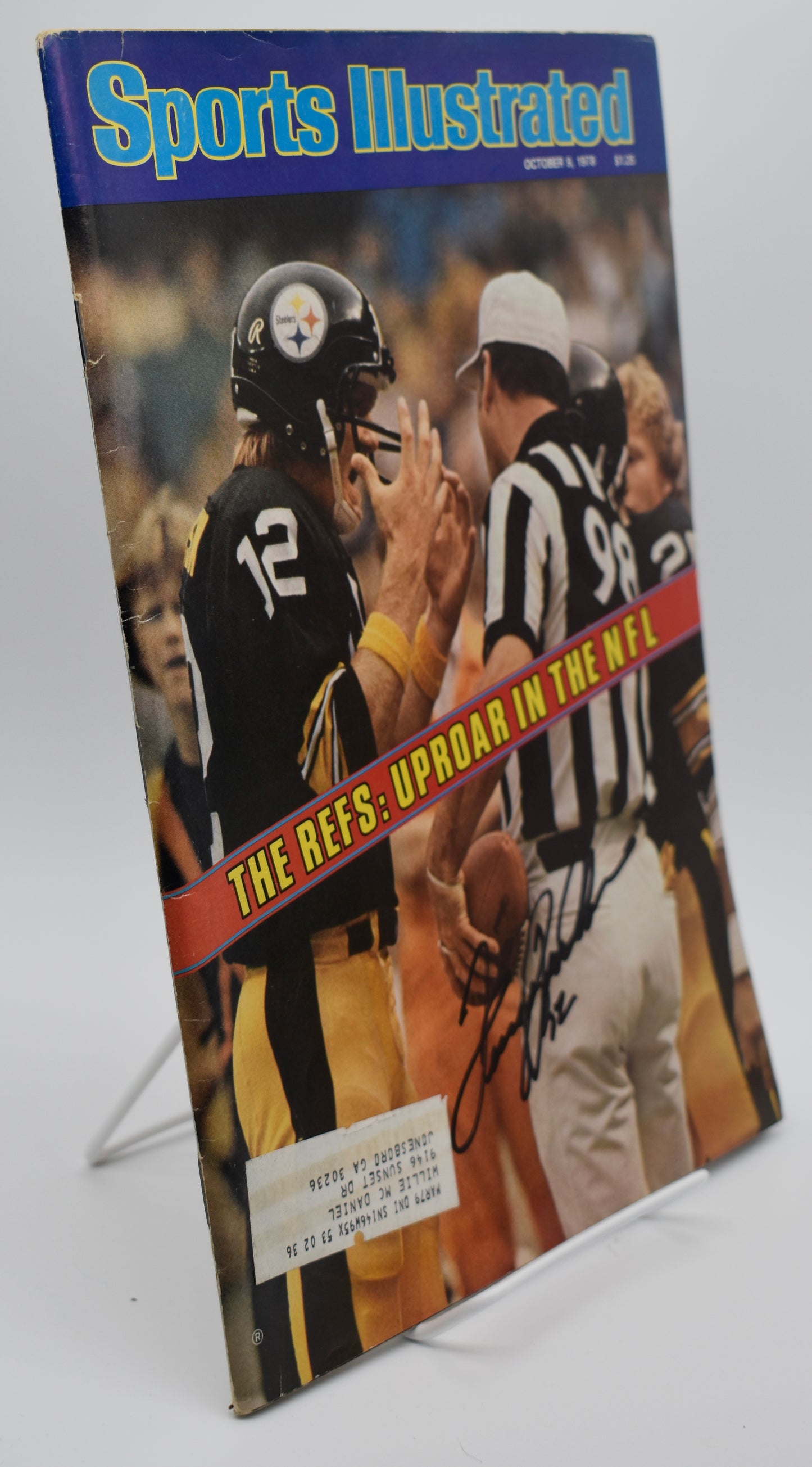 Terry Bradshaw HOF Signed 1978 Sports Illustrated Steelers JSA 212954