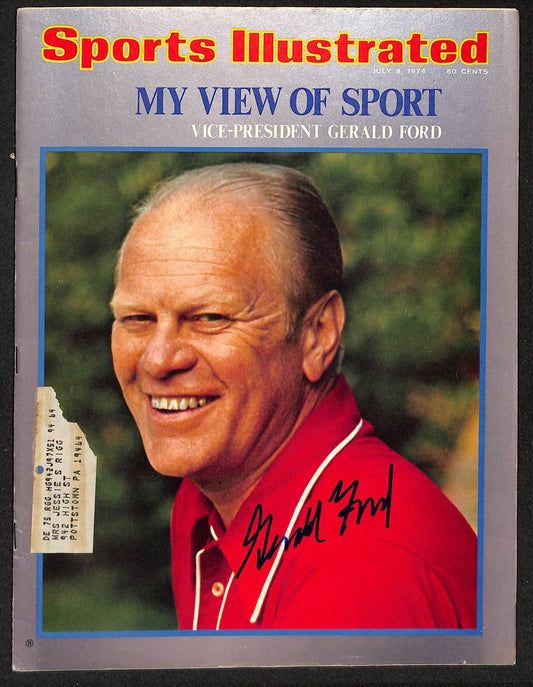 Gerald Ford Signed/Autographed 1974 Sports Illustrated President JSA 212957