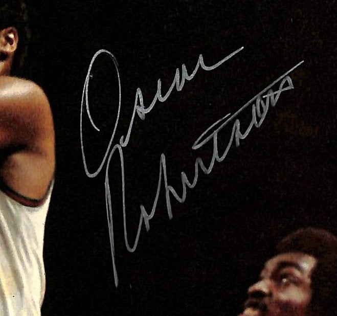Oscar Robertson HOF Signed/Autographed 1971 Sports Illustrated Bucks JSA 212959
