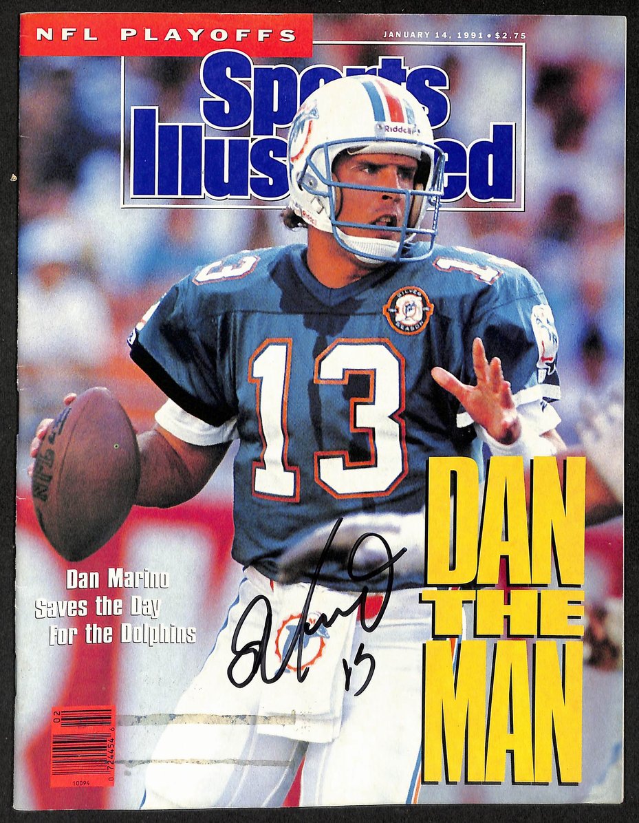 Dan Marino HOF Signed/Autographed 1991 Sports Illustrated Dolphins JSA 212964