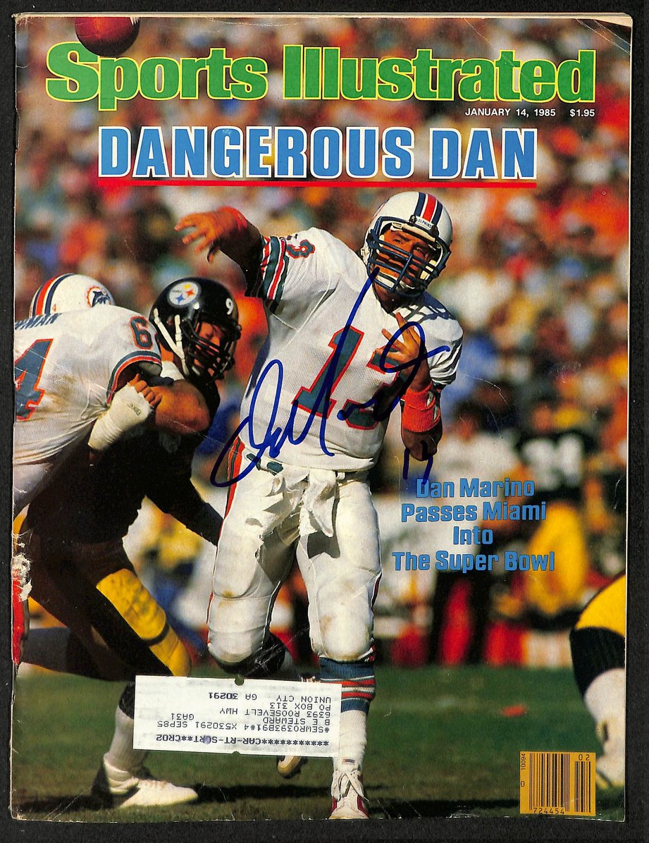 Dan Marino HOF Signed/Autographed 1985 Sports Illustrated Dolphins JSA 212965
