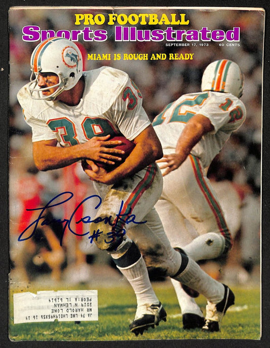 Larry Csonka HOF Signed/Autographed 1973 Sports Illustrated Dolphins JSA 212968