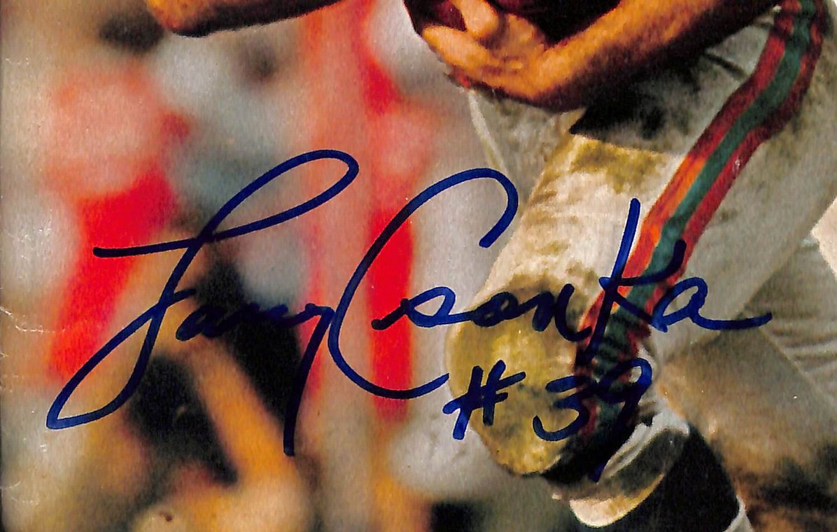 Larry Csonka HOF Signed/Autographed 1973 Sports Illustrated Dolphins JSA 212968
