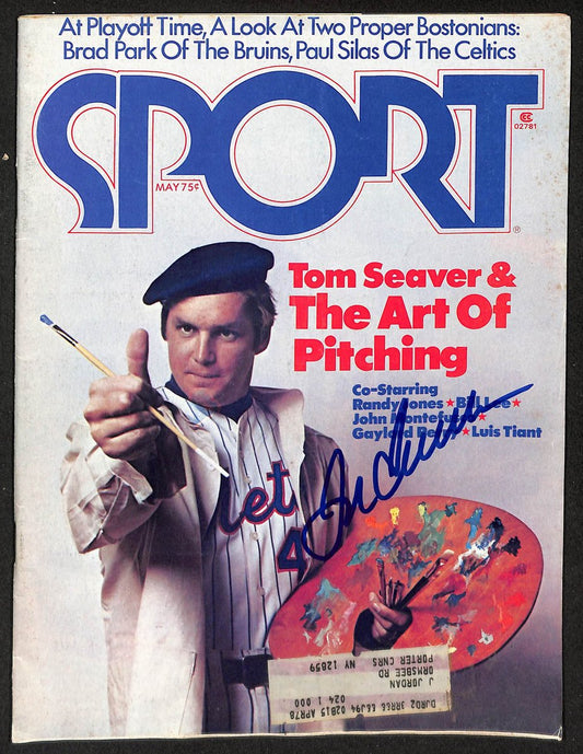 Tom Seaver HOF Signed/Autographed 1976 SPORT Magazine Mets JSA 212970