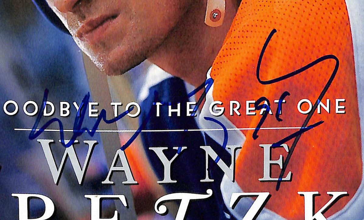 Wayne Gretzky HOF Signed 1999 Collector's Ed Sports Illustrated Oilers JSA 12979