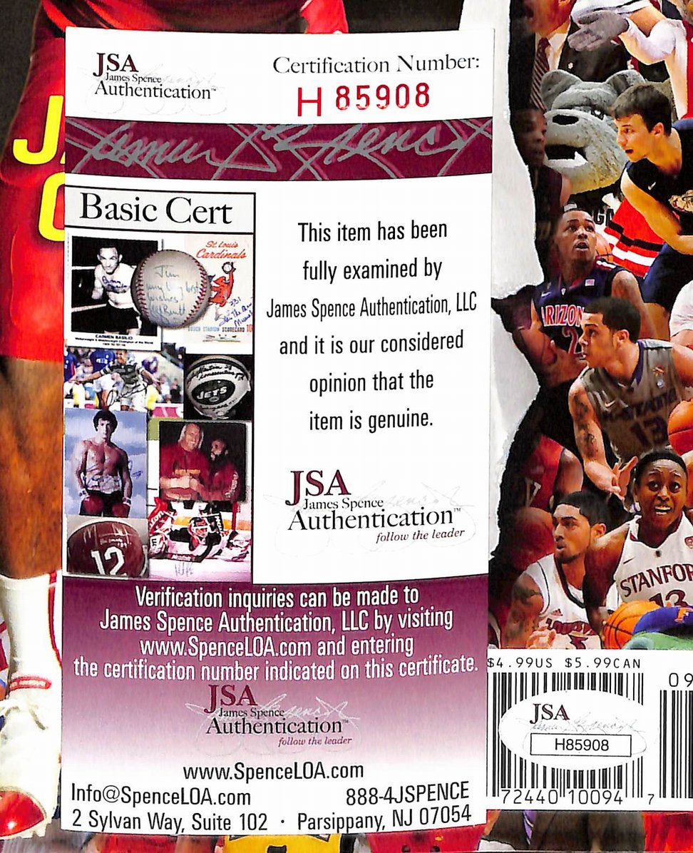 Jadeveon Clowney Signed 2013 Sports Illustrated Newsstand No Label  JSA 212981