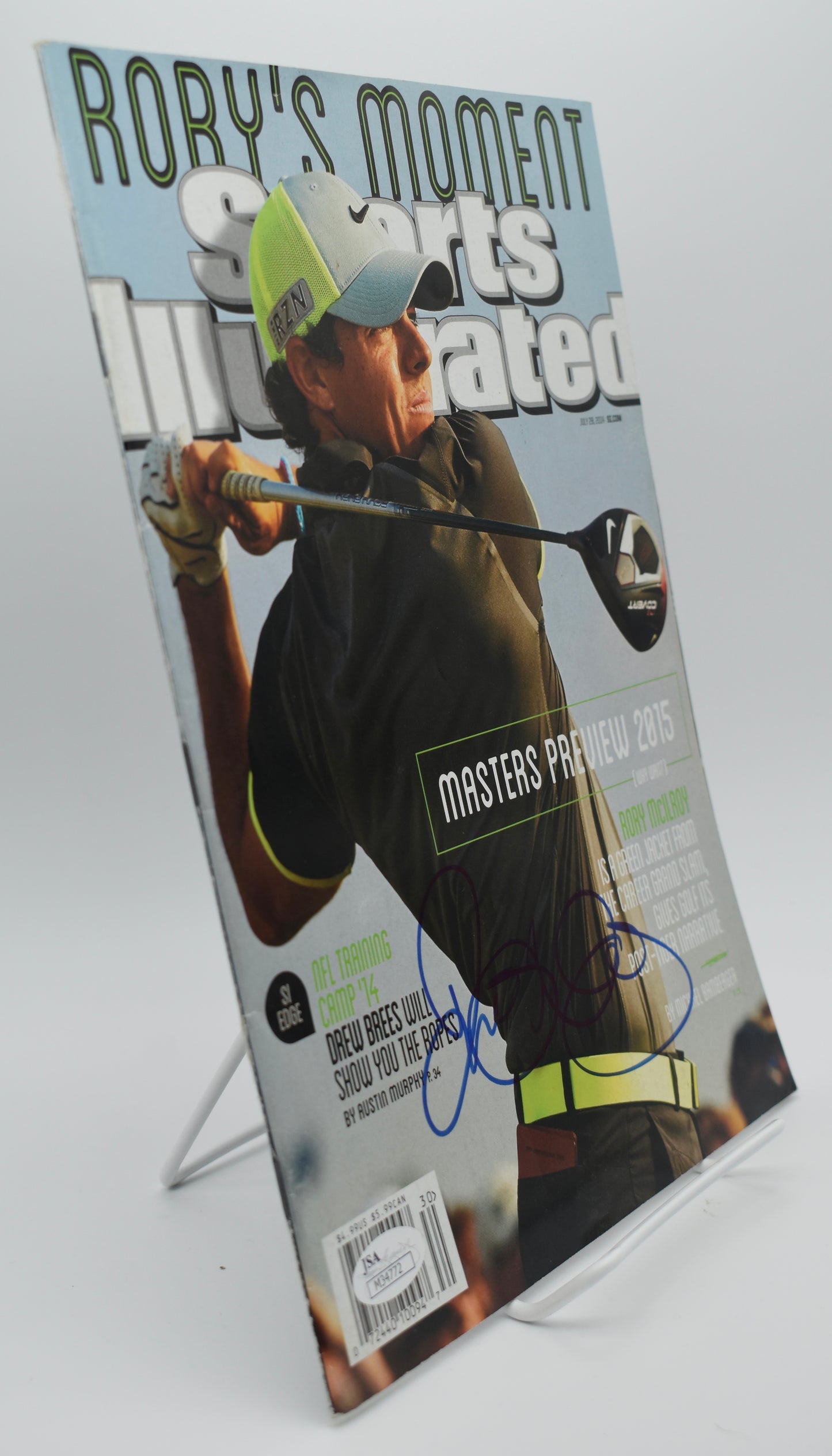 Rory McIlroy Signed/Autographed 2014 Sports Illustrated No Label JSA 212983