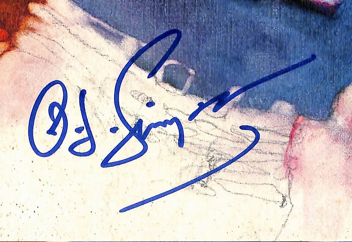 O.J. Simpson HOF Signed/Autographed 1974 Sports Illustrated Bills JSA 212986
