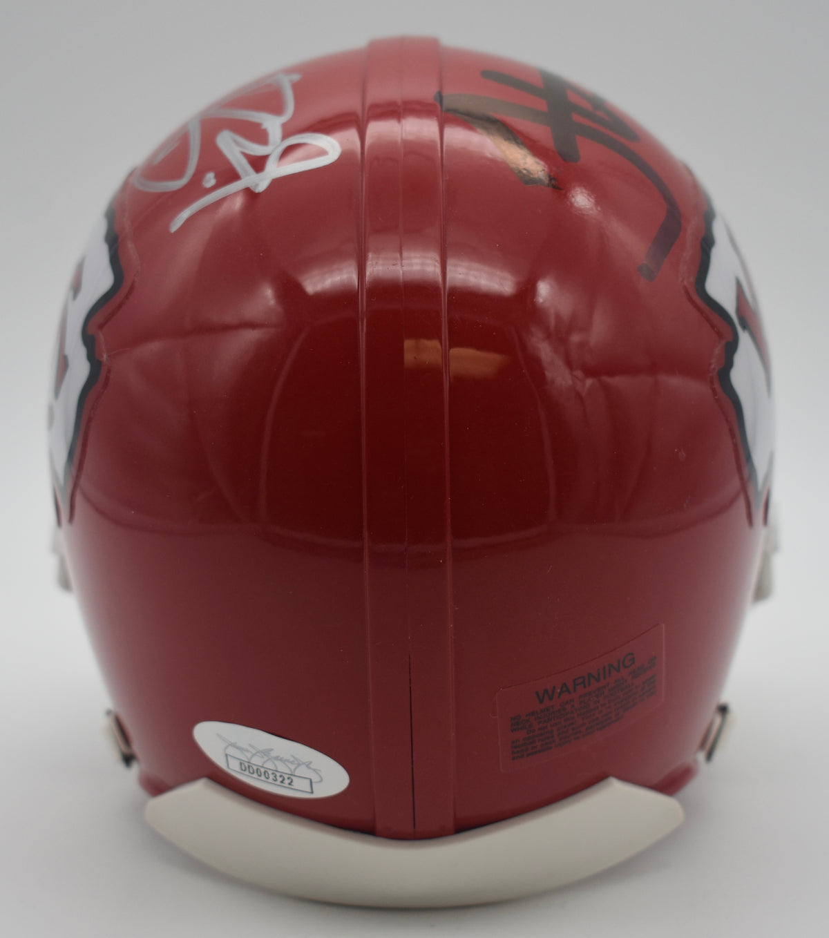 Eric Berry/Tyreek Hill Chiefs Dual-Signed/Auto Mini Football Helmet JSA 212249