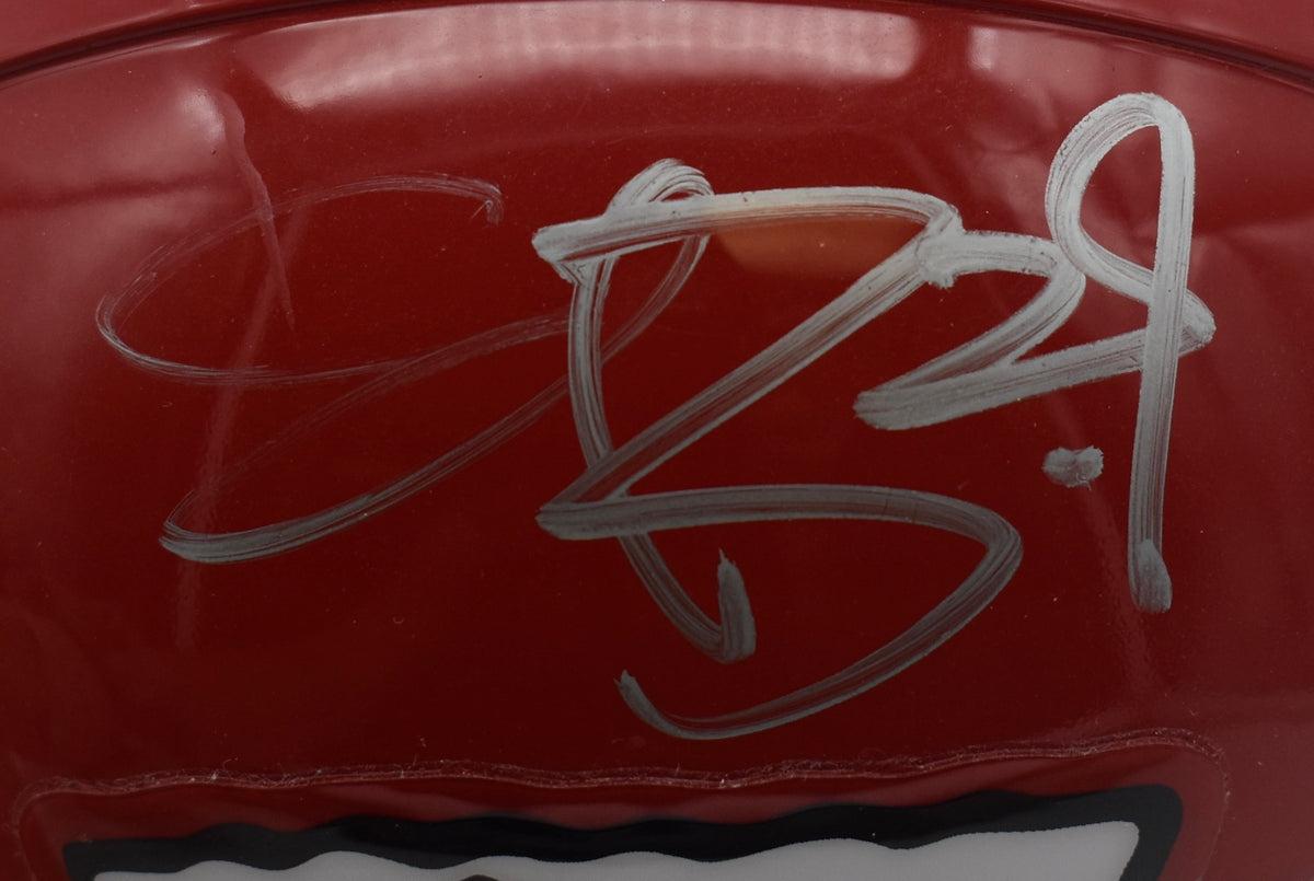 Eric Berry/Tyreek Hill Chiefs Dual-Signed/Auto Mini Football Helmet JSA 212249