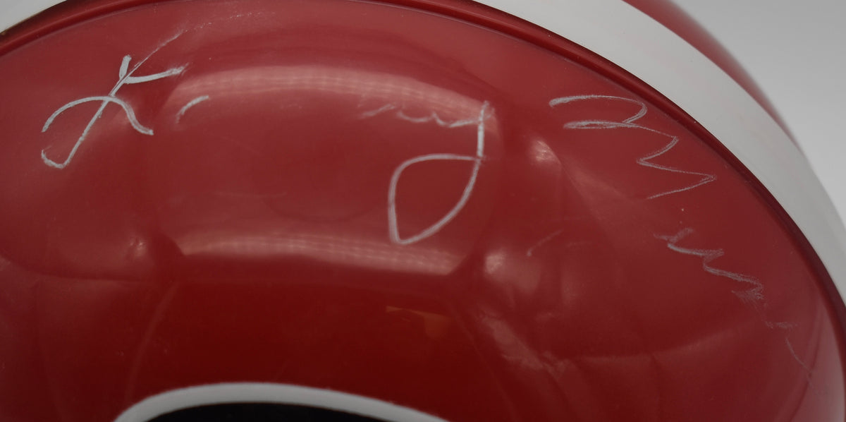 Larry Munson Announcer Georgia Signed/Inscribed Mini Football Helmet JSA 212250