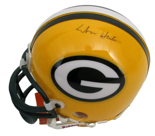 Don Hutson HOF Signed/Autographed Packers Mini Football Helmet JSA 213345