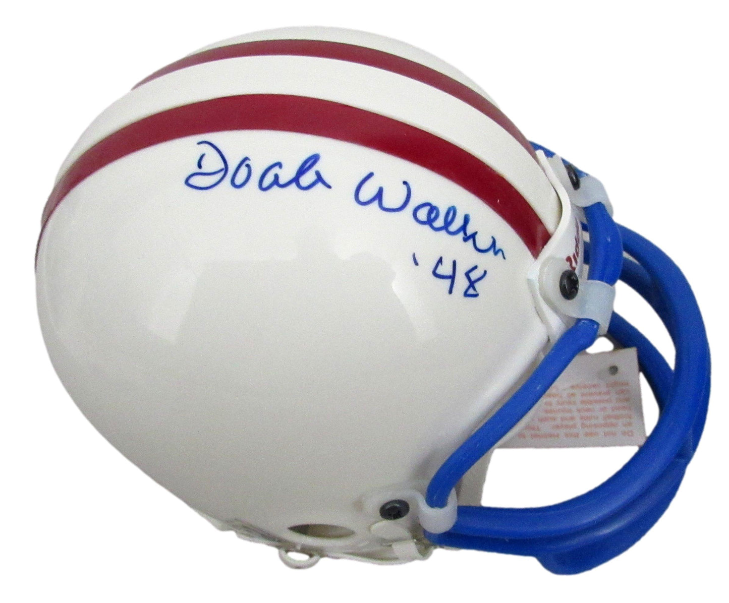 Doak Walker HOF Signed/Autographed SMU Mini Football Helmet JSA 213350