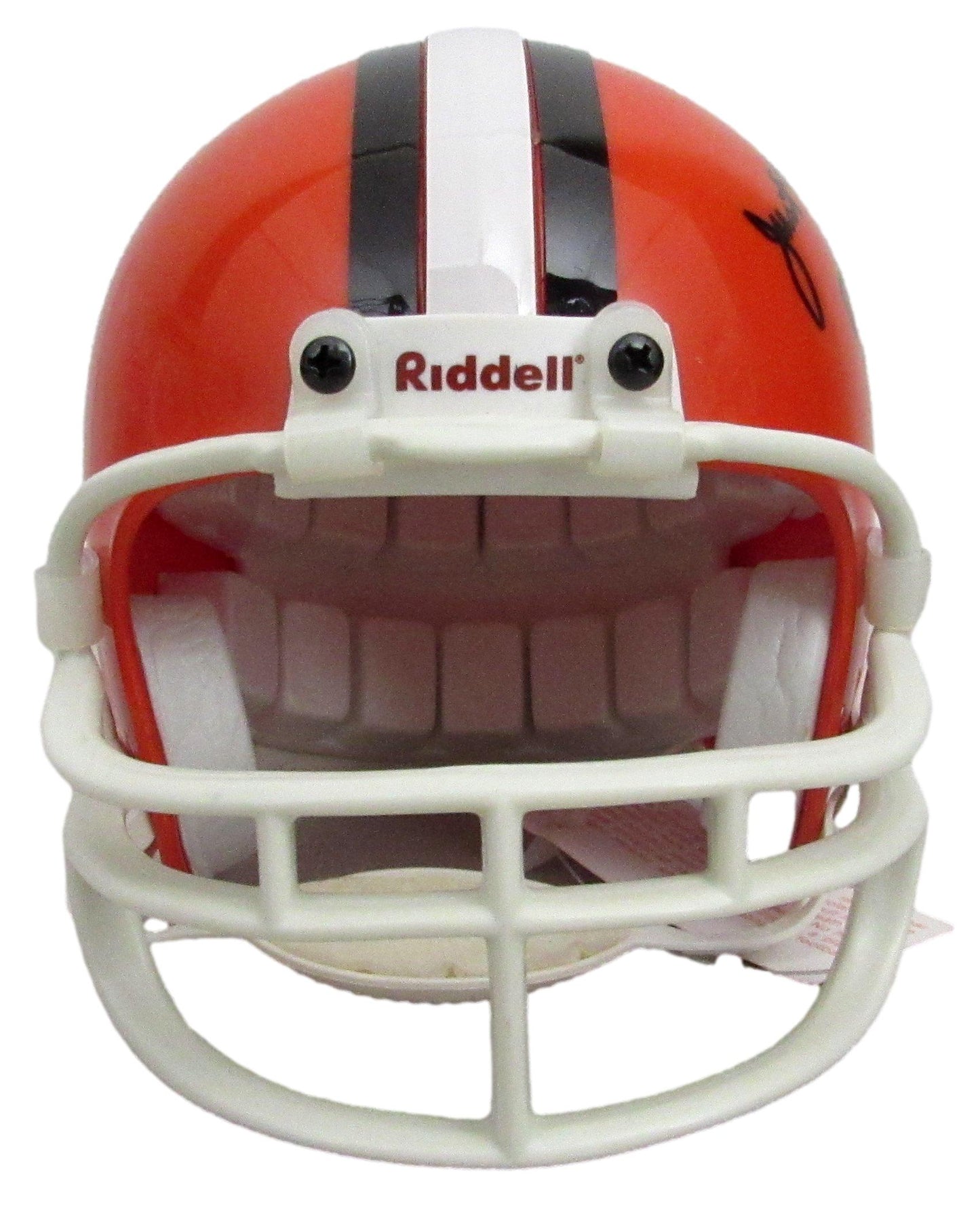 Lou Groza HOF Signed/Inscribed Browns Mini Football Helmet JSA 213352