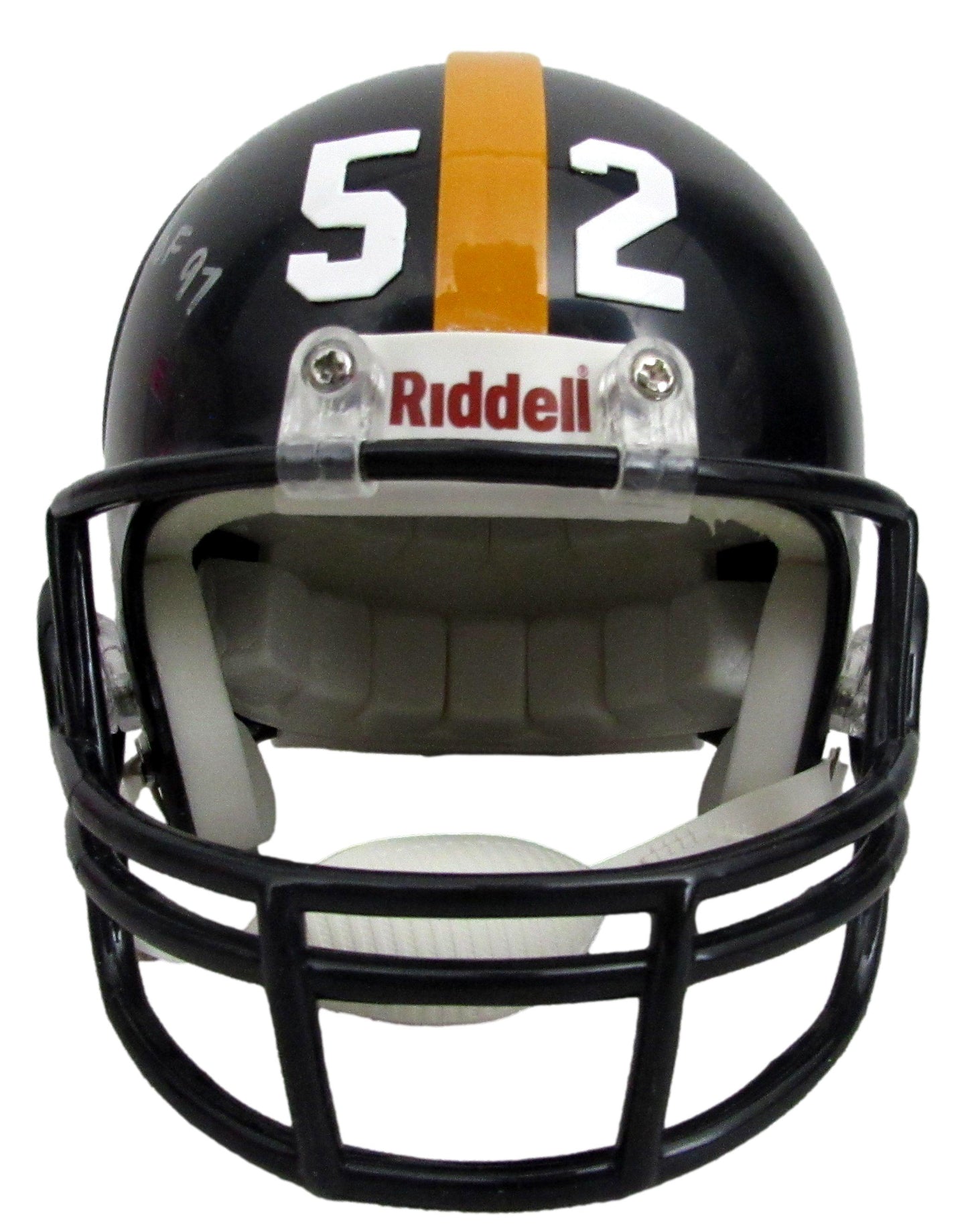 Mike Webster HOF Signed/Inscribed Steelers Mini Football Helmet PSA/DNA 213353