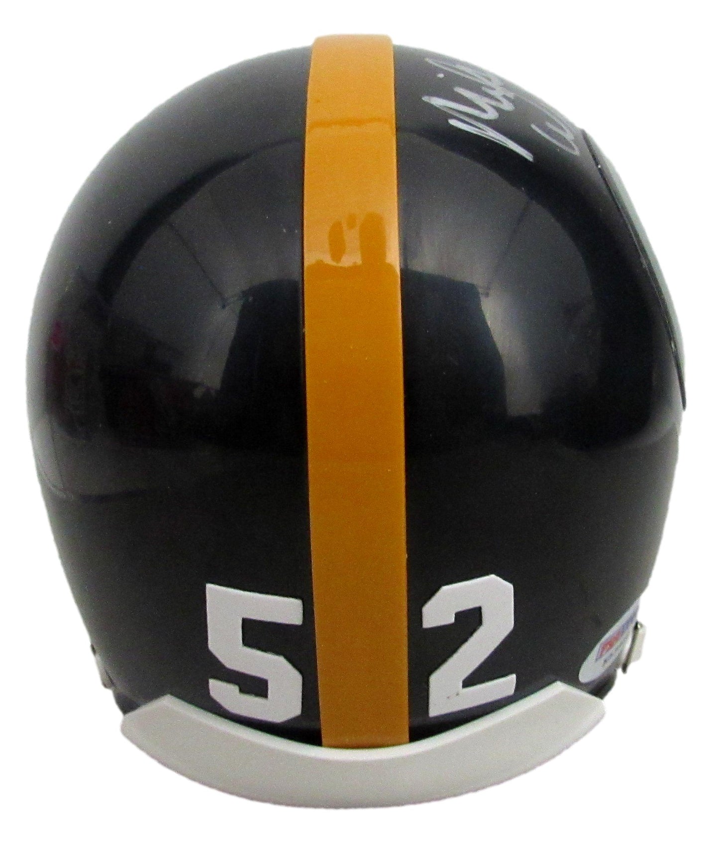Mike Webster HOF Signed/Inscribed Steelers Mini Football Helmet PSA/DNA 213353