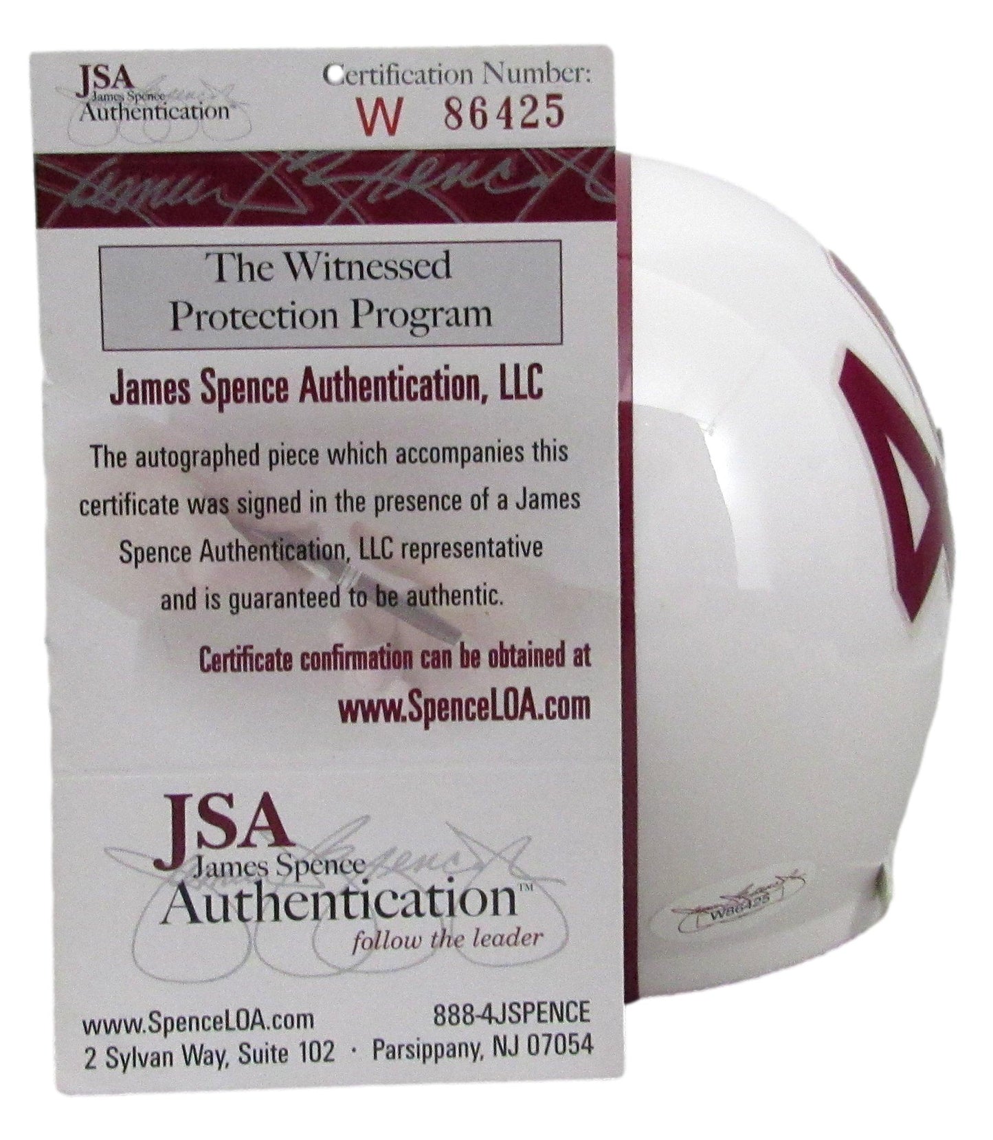 J.D. Crow Signed/Autographed Texas A&M Mini Football Helmet JSA 213354