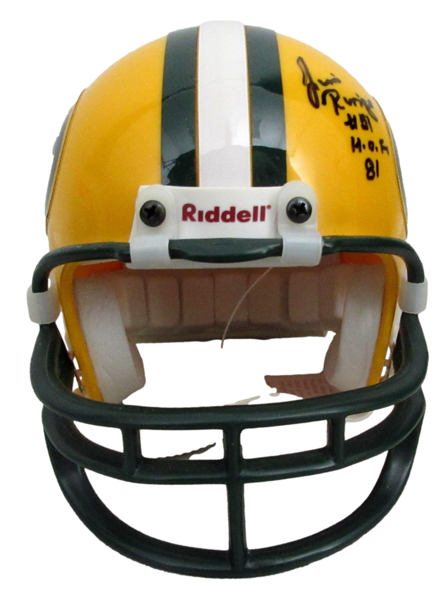 Jim Ringo HOF Signed/Inscribed Packers Mini Football Helmet PSA/DNA 213356
