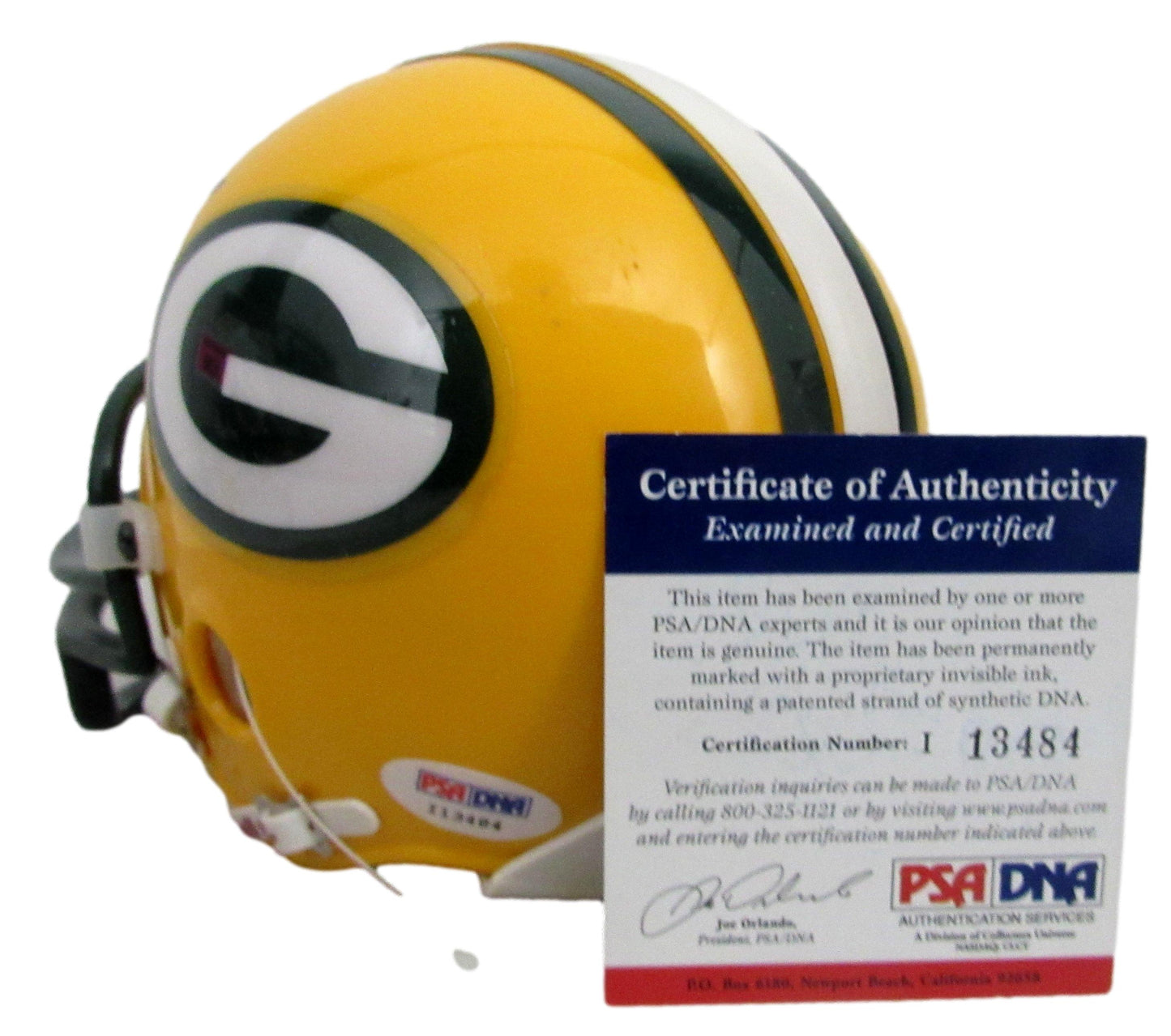 Jim Ringo HOF Signed/Inscribed Packers Mini Football Helmet PSA/DNA 213356