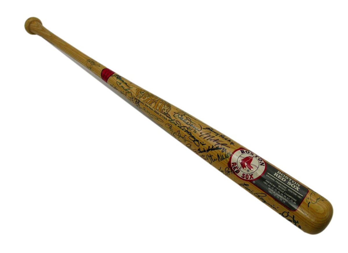 Boston Red Sox Team Signed (70) Cooperstown Bat 8 HOFers Yaz Rice Cepeda 212682
