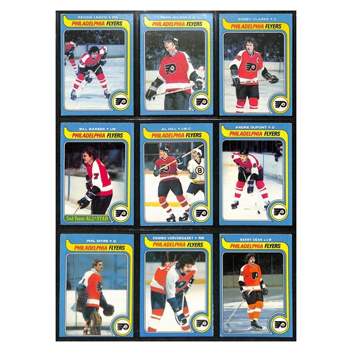 Lot of (9) 1978-79 O-Pee-Chee OPC Hockey Flyers Cards 211348