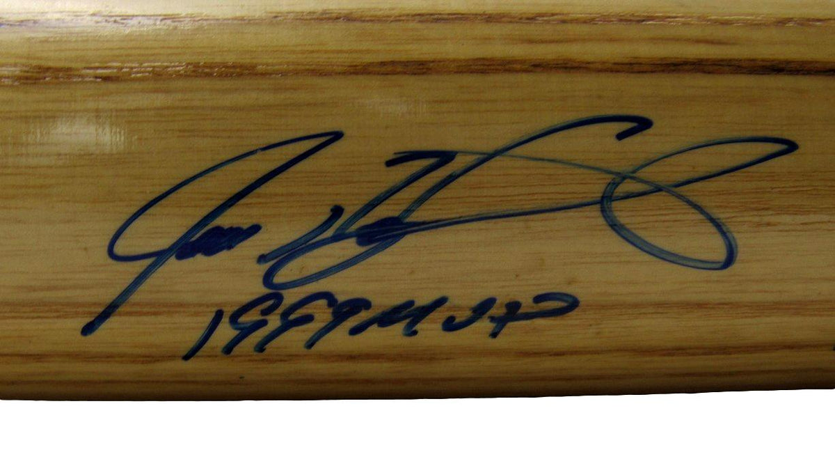Ivan Rodriguez HOF Signed/Inscribed Rawlings Pro Model Bat Rangers JSA 212674
