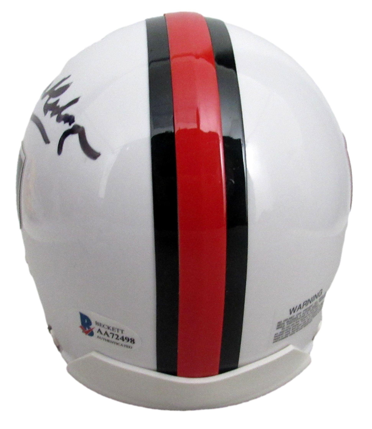 Howard Schnellenberger Signed Univ of Miami Mini Football Helmet Beckett 213358