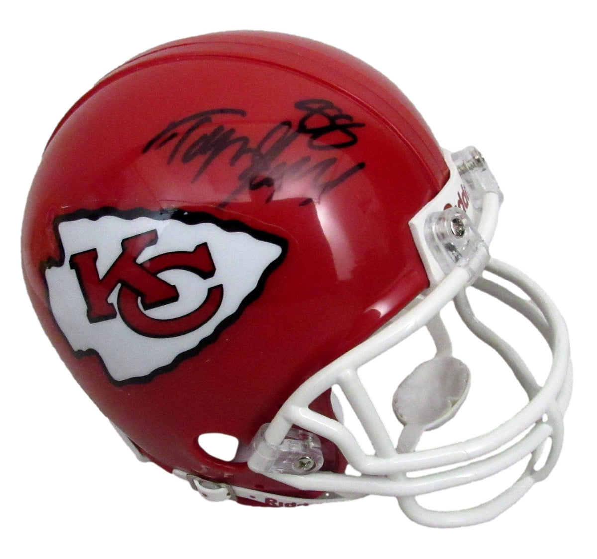 Tony Gonzalez HOF Signed/Autographed Chiefs Mini Football Helmet Beckett 213359
