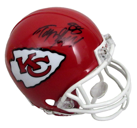 Tony Gonzalez HOF Signed/Autographed Chiefs Mini Football Helmet Beckett 213359