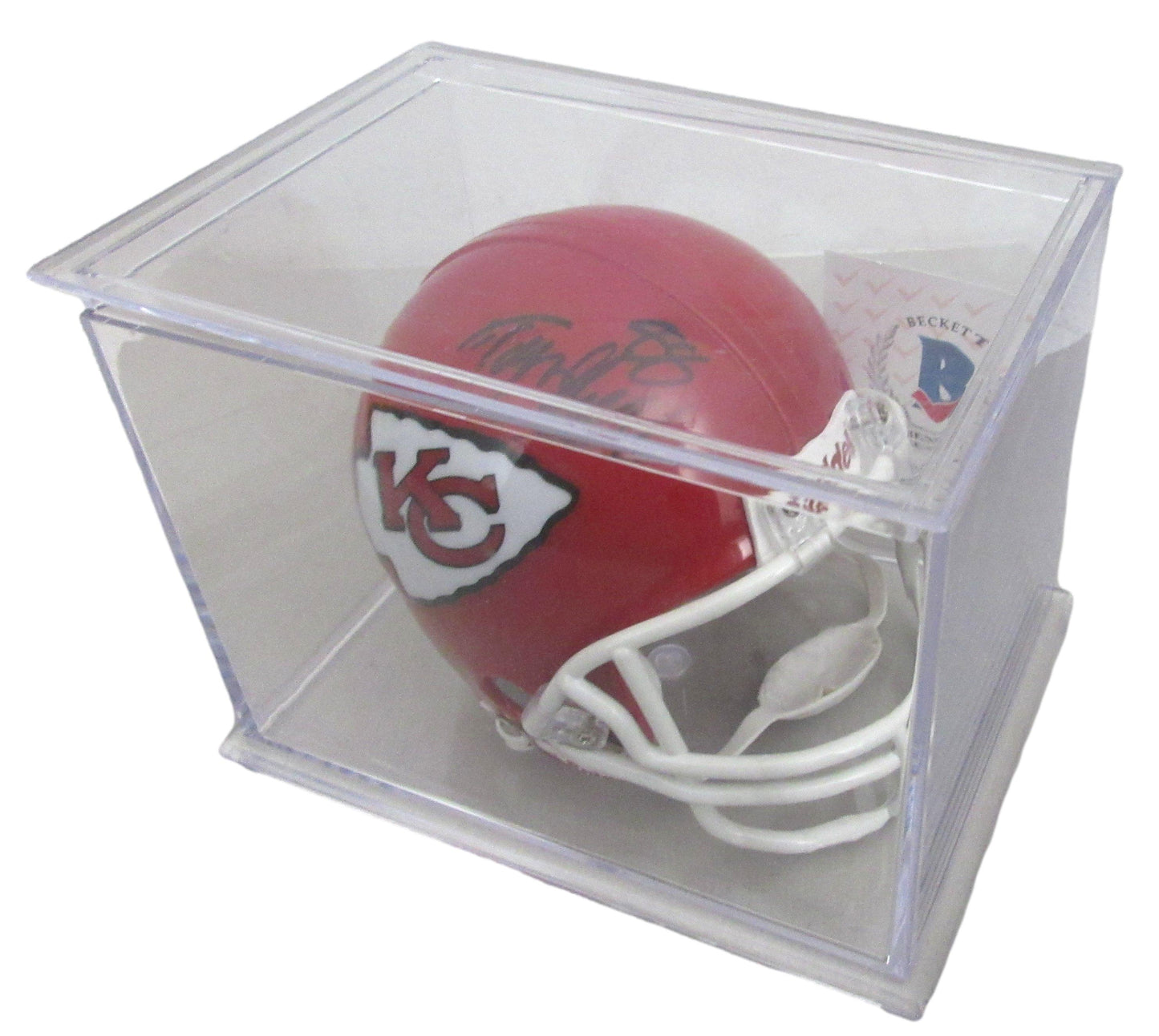 Tony Gonzalez HOF Signed/Autographed Chiefs Mini Football Helmet Beckett 213359