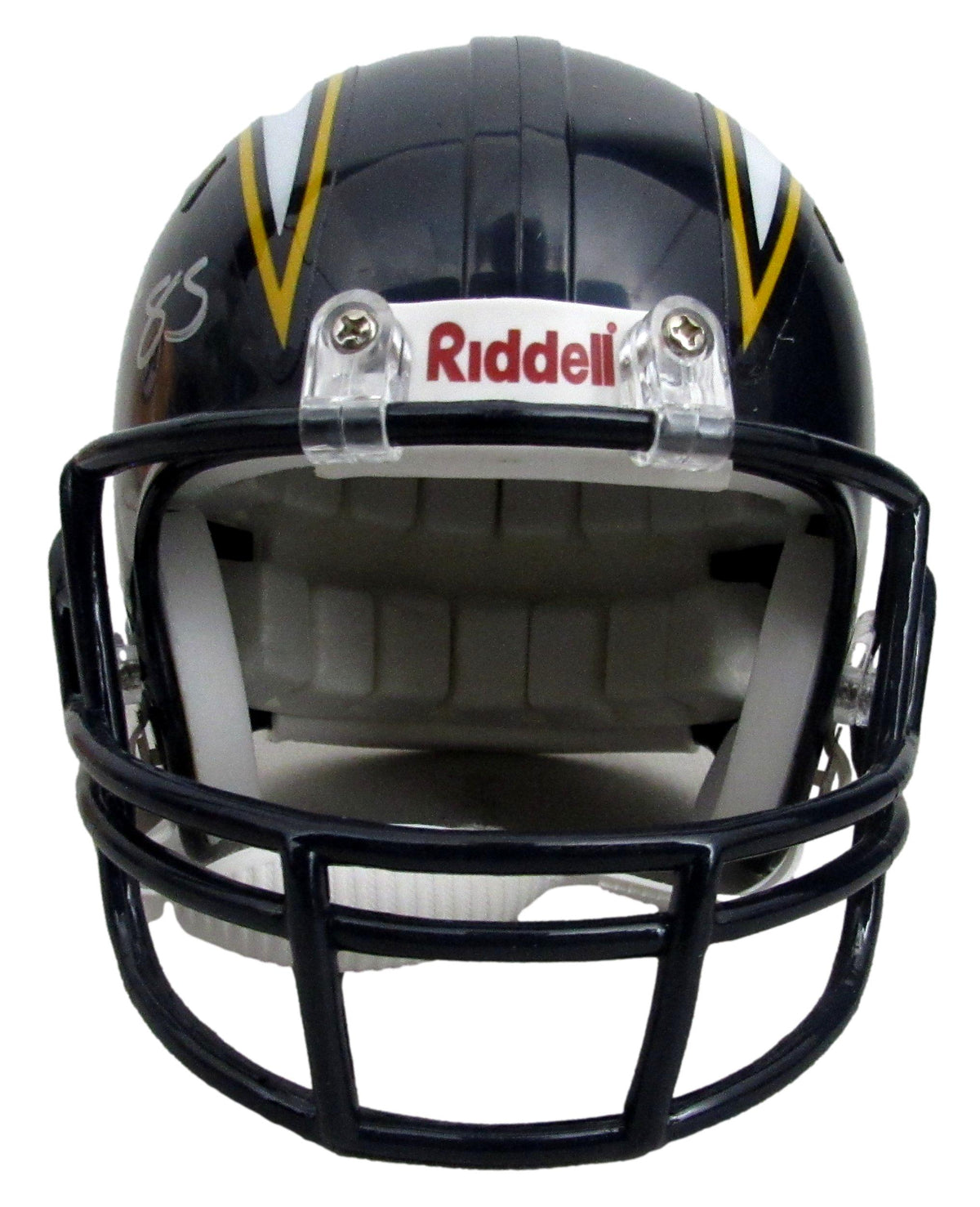 Antonio Gates HOF Signed/Auto Chargers Navy Mini Football Helmet Beckett 213360