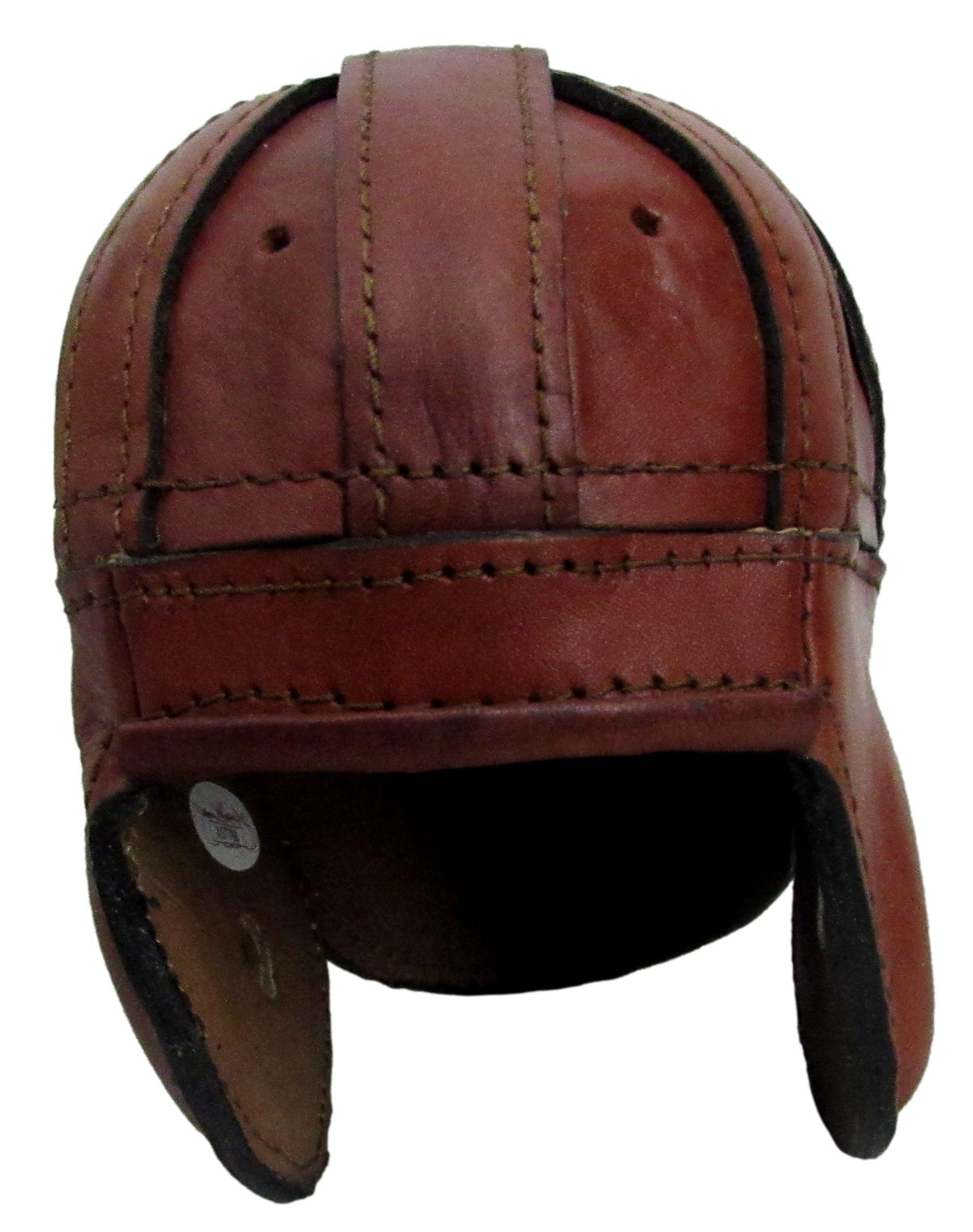 Larry Kelley HOF Signed/Inscribed Yale Mini Leather Football Helmet JSA 213362