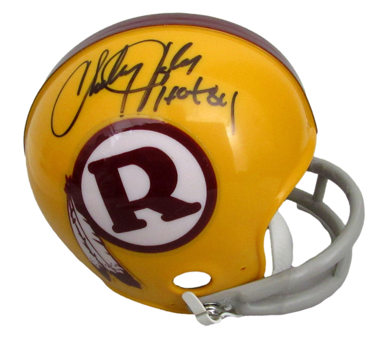 Charley Taylor HOF Signed/Inscribed Redskins Mini Football Helmet JSA 213363