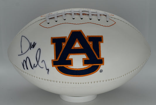 Gus Malzahn Signed/Autographed Auburn Tigers Logo Football JSA 212302