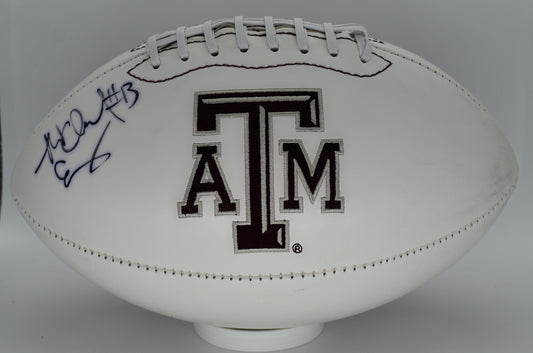 Mike Evans Signed/Autographed Texas A&M Logo Football JSA 212303