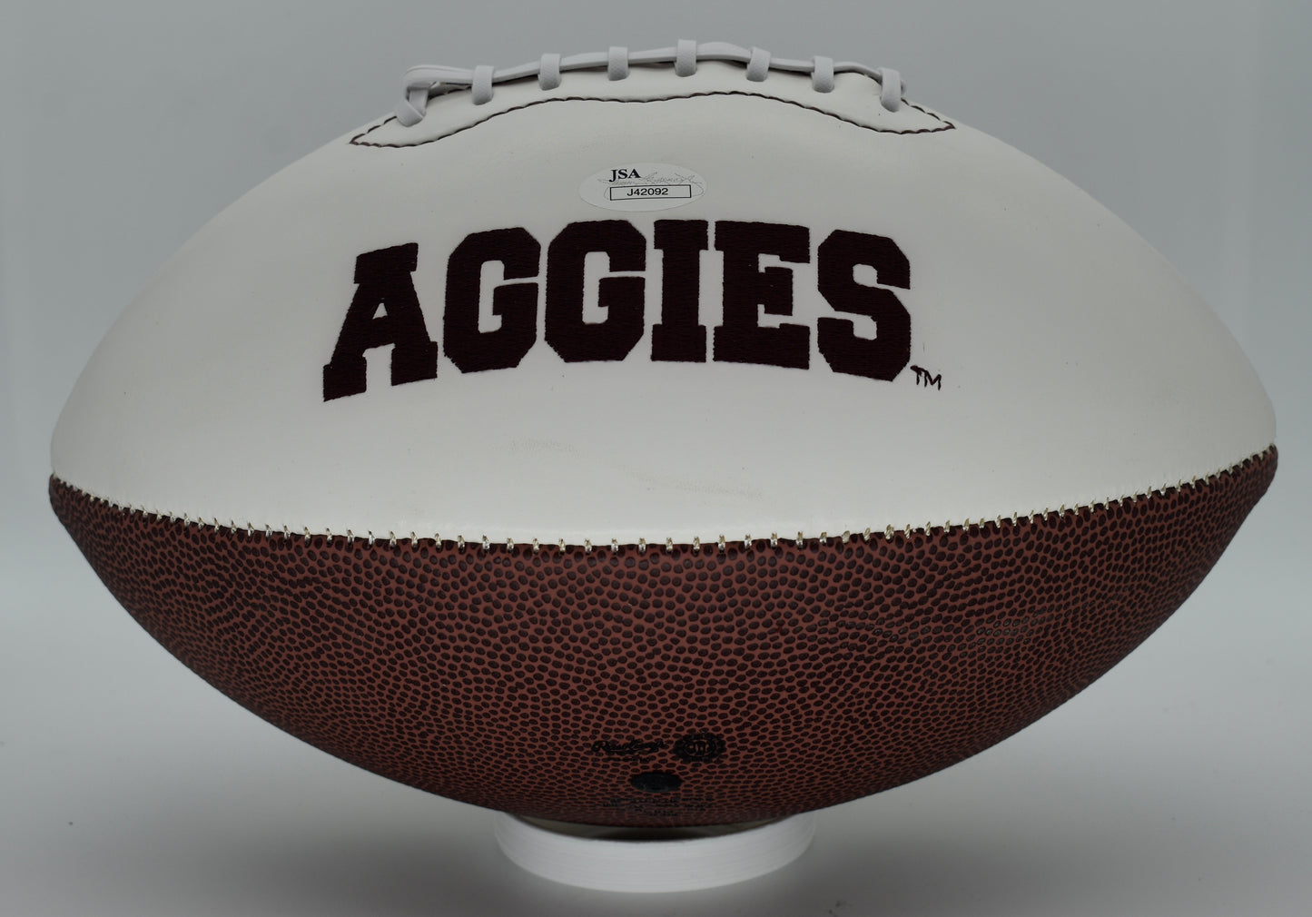 Mike Evans Signed/Autographed Texas A&M Logo Football JSA 212303