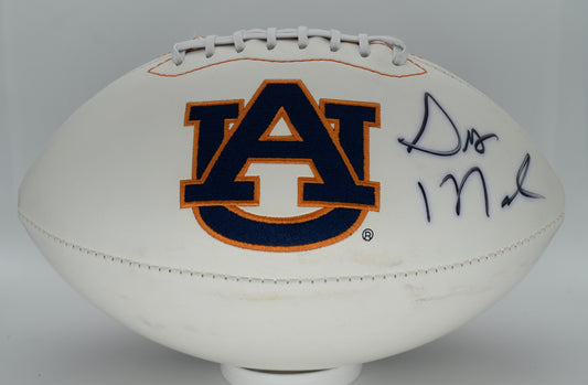 Gus Malzahn Signed/Autographed Auburn Tigers Logo Football JSA 212304