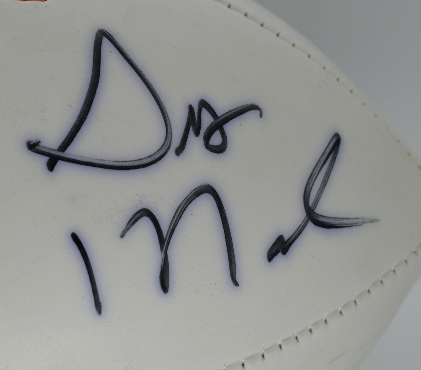 Gus Malzahn Signed/Autographed Auburn Tigers Logo Football JSA 212304