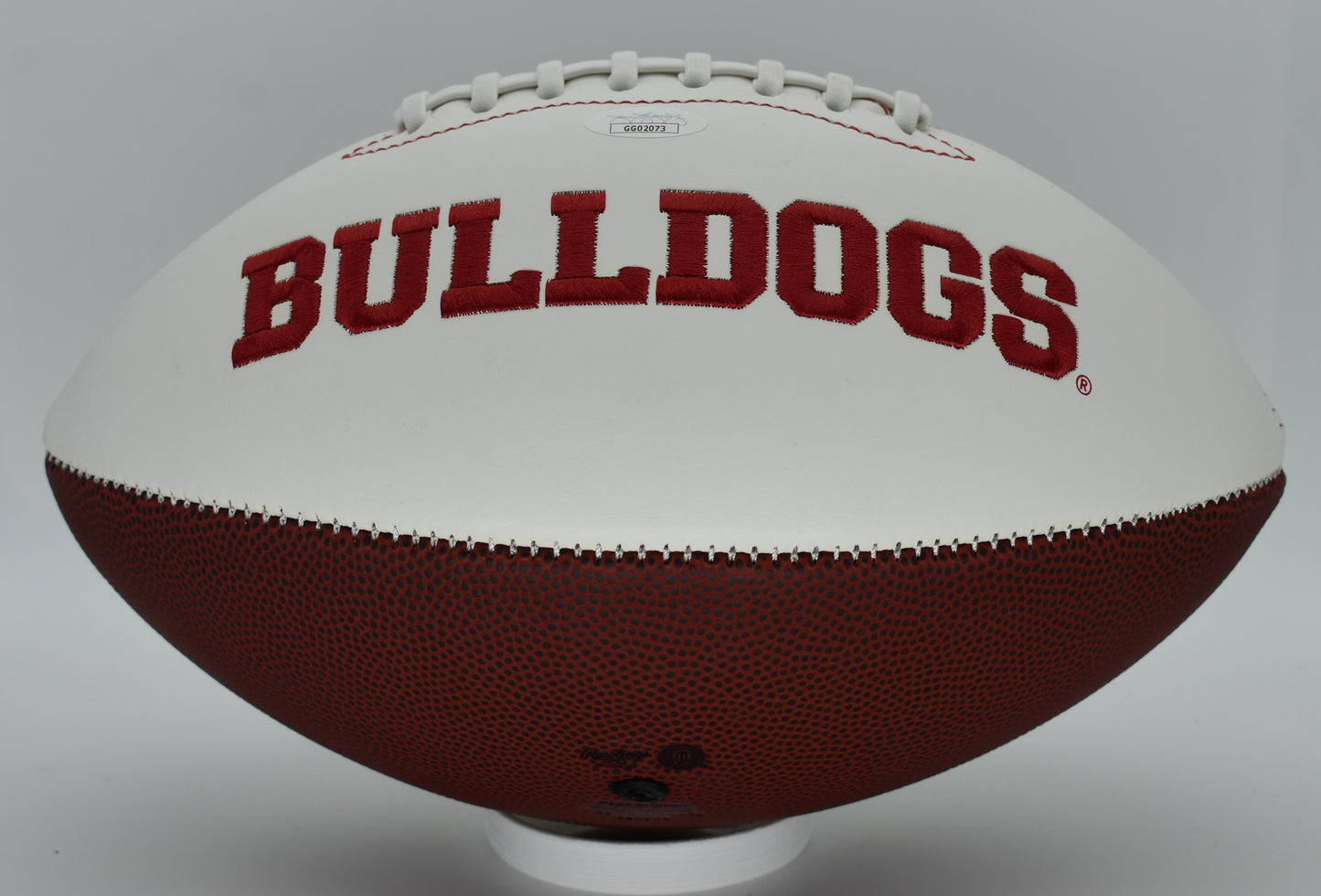 Vince Dooley Signed/Autographed Georgia Bulldogs Logo Football JSA 212305