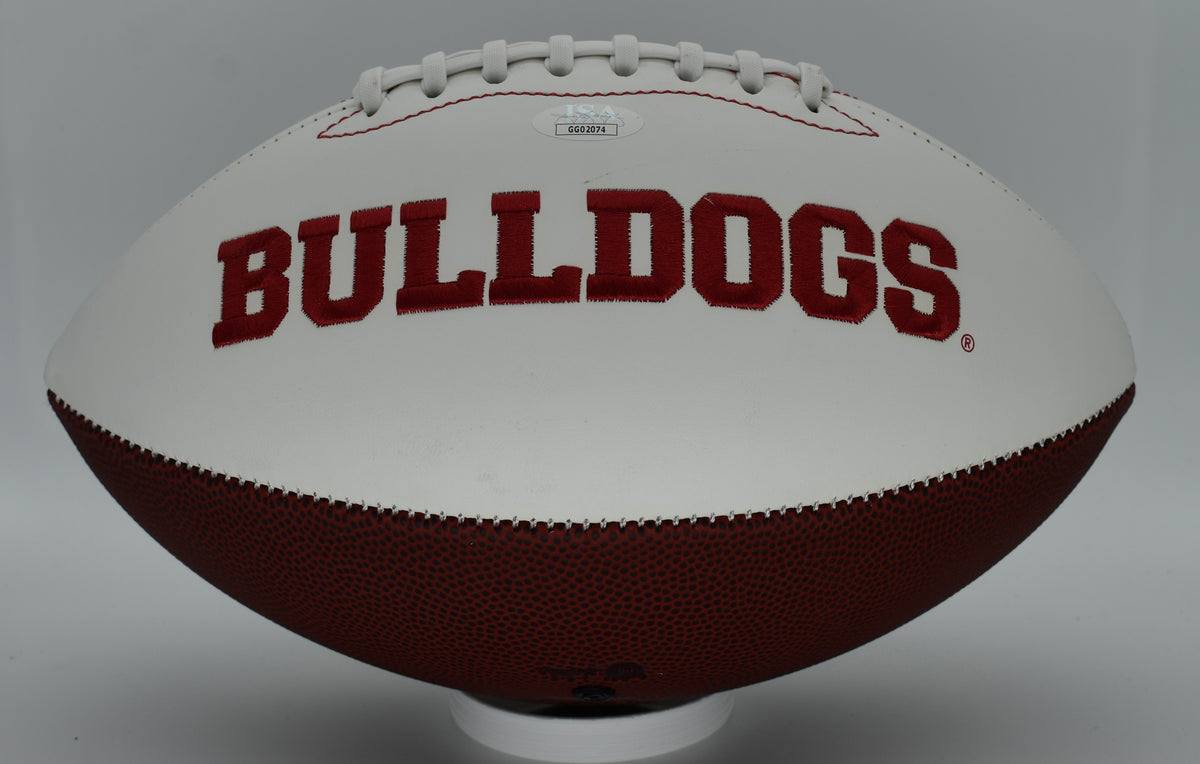 Vince Dooley Signed/Autographed Georgia Bulldogs Logo Football JSA 212306