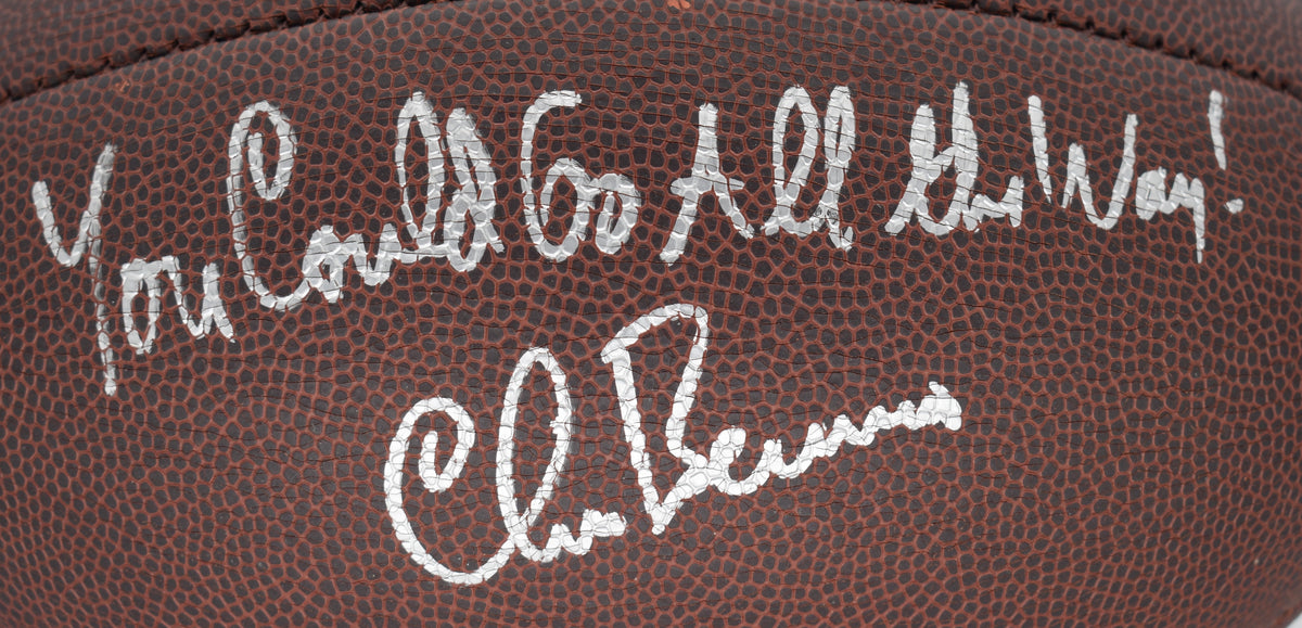 Chris Berman Signed/Autographed & Inscribed Wilson NFL Football ESPN BAS 212308