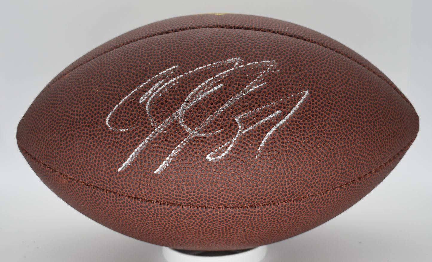 Calvin Johnson HOF Signed/Autographed Wilson DUKE NFL Football Lions JSA 212309