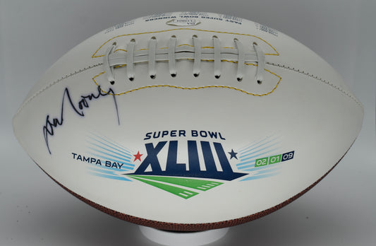 Dan Rooney HOF Signed XLIII Super Bowl Logo Football Steelers JSA 212311