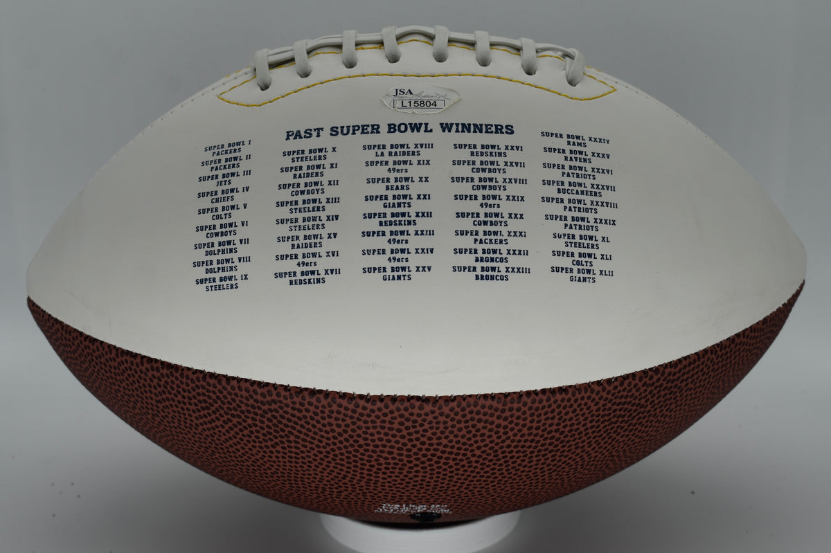 Dan Rooney HOF Signed XLIII Super Bowl Logo Football Steelers JSA 212311