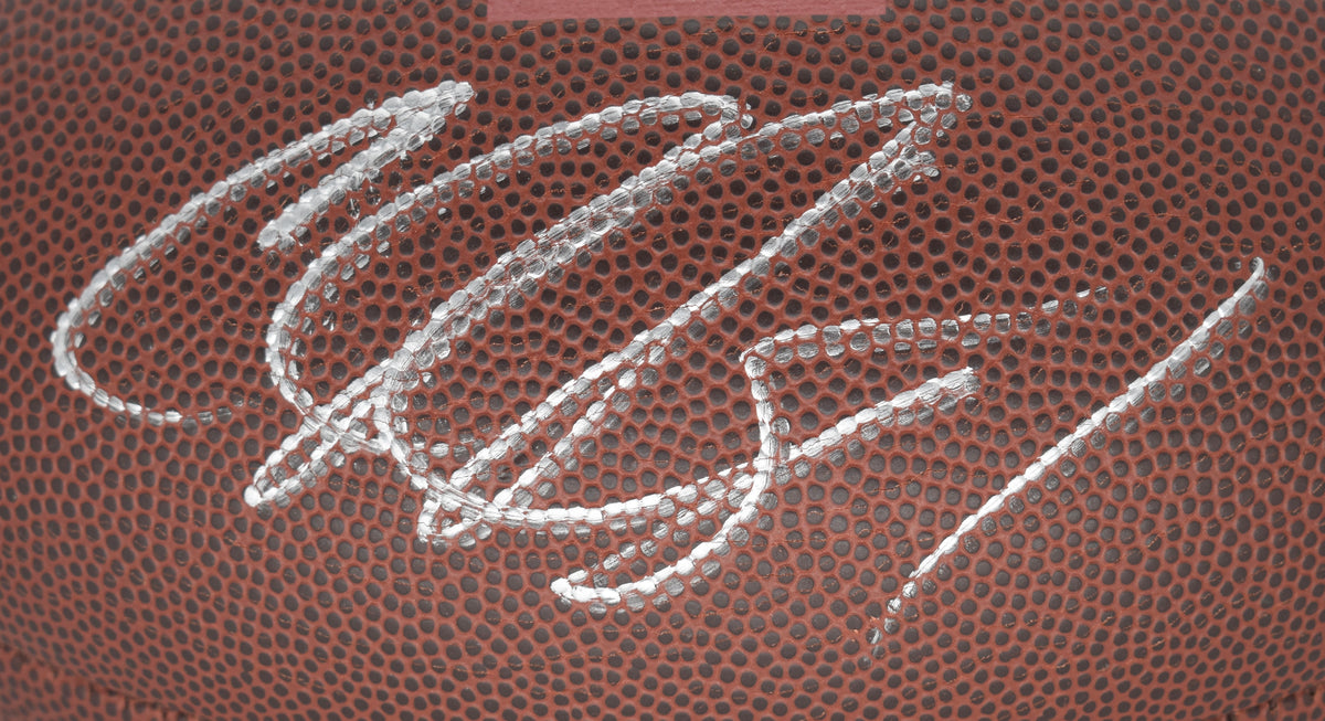 Calvin Johnson HOF Signed/Autographed Wilson DUKE NFL Football Lions JSA 212312