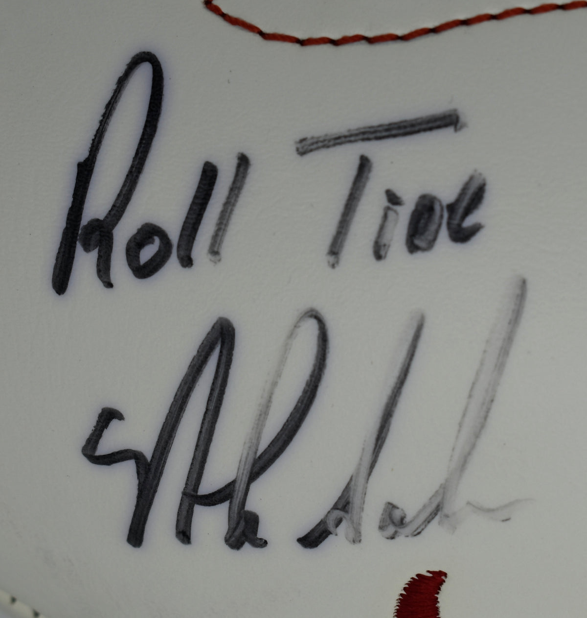 Nick Saban Signed/Autographed Alabama Crimson Tide Logo Football BAS 212314
